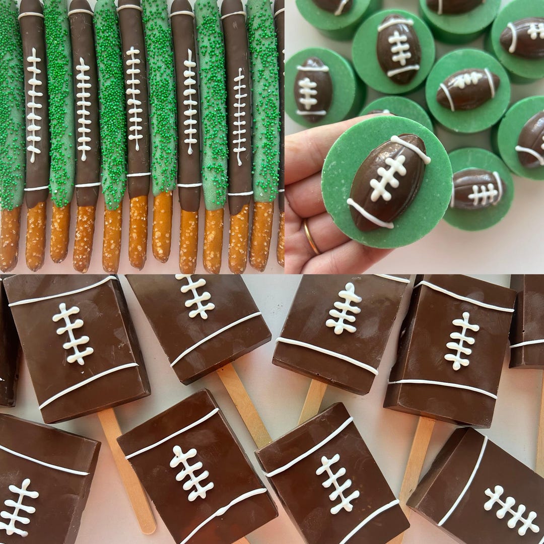 36 TREATS - Football Chocolate Covered Oreos, Super Bowl Party Desserts ...