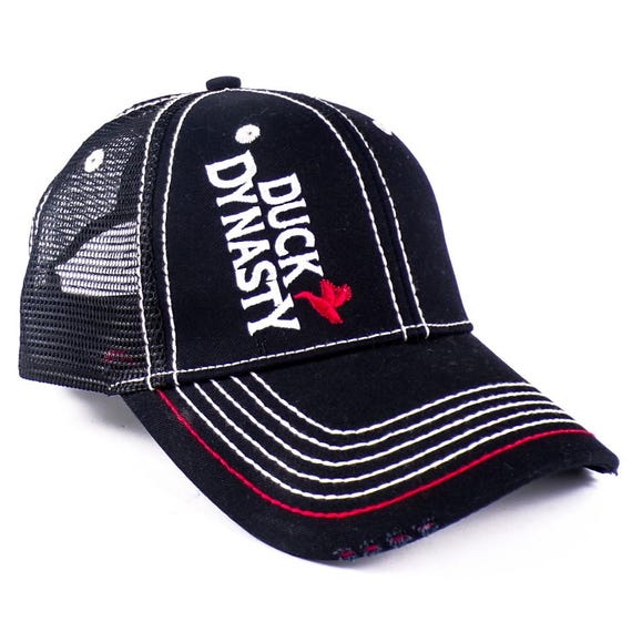 Collectible Black A E Duck Dynasty Adjustable Trucker s Cap Etsy