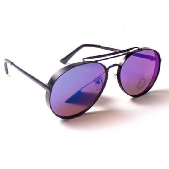Pink Chunky Frame Round Mirrored Sunglasses Pink Chunky Frame Round Mirrored Sunglasses