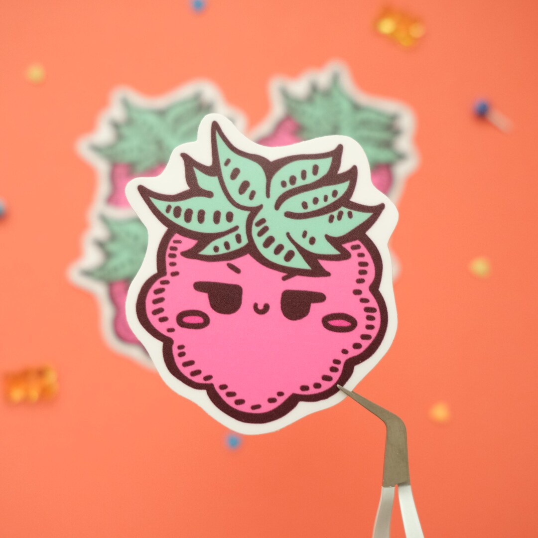Sassy Raspberry Meme Sassy Raspberry Vinyl Sticker in Matte - Etsy