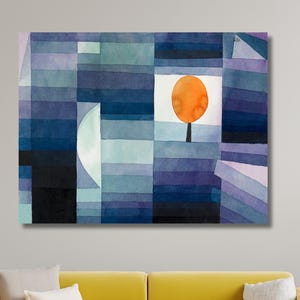 The Harbinger of Autumn (1922) by Paul Klee,Paul Klee Print Art,Paul Klee Canvas Wall Art,Abstract Wall Art Print,Modern Art Home Decor