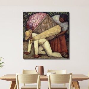 Diego Rivera The Flower Seller Canvas Print,Diego Rivera Canvas,Diego Rivera Poster Art,Diego Rivera Flower ART,Flower Canvas Poster