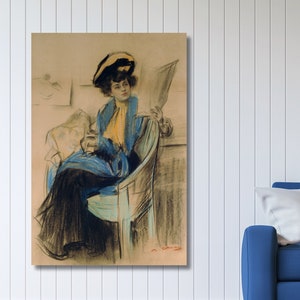 Póster vintage de Sifilis de Ramon Casas, lienzo para pared, impresión de póster de Ramon Casas, galería de obras de Ramon Casas, impresión de bellas artes.