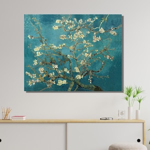 Van Gogh Almond Blossom Print  Art,Van Gogh Canvas Wall Art,Van Gogh Almond Blossom Wall Art,Van Gogh Poster, Almond Blossom Home Decor