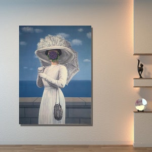 Canvas Print The Great War (La Grande Guerre) - René Magritte - Surrealist Painting,René Magritte Canvas Wall Art,Rene Magritte Poster Art