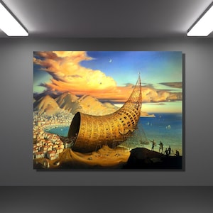 ウラジミール・クッシュ プリント ウォールアート、ウラジミール・クッシュ キャンバスアート、ウラジミール・クッシュ ポスター、シュールなアートワーク キャンバス ウォールアート、キャンバス ホームデコレーション すぐに飾れる