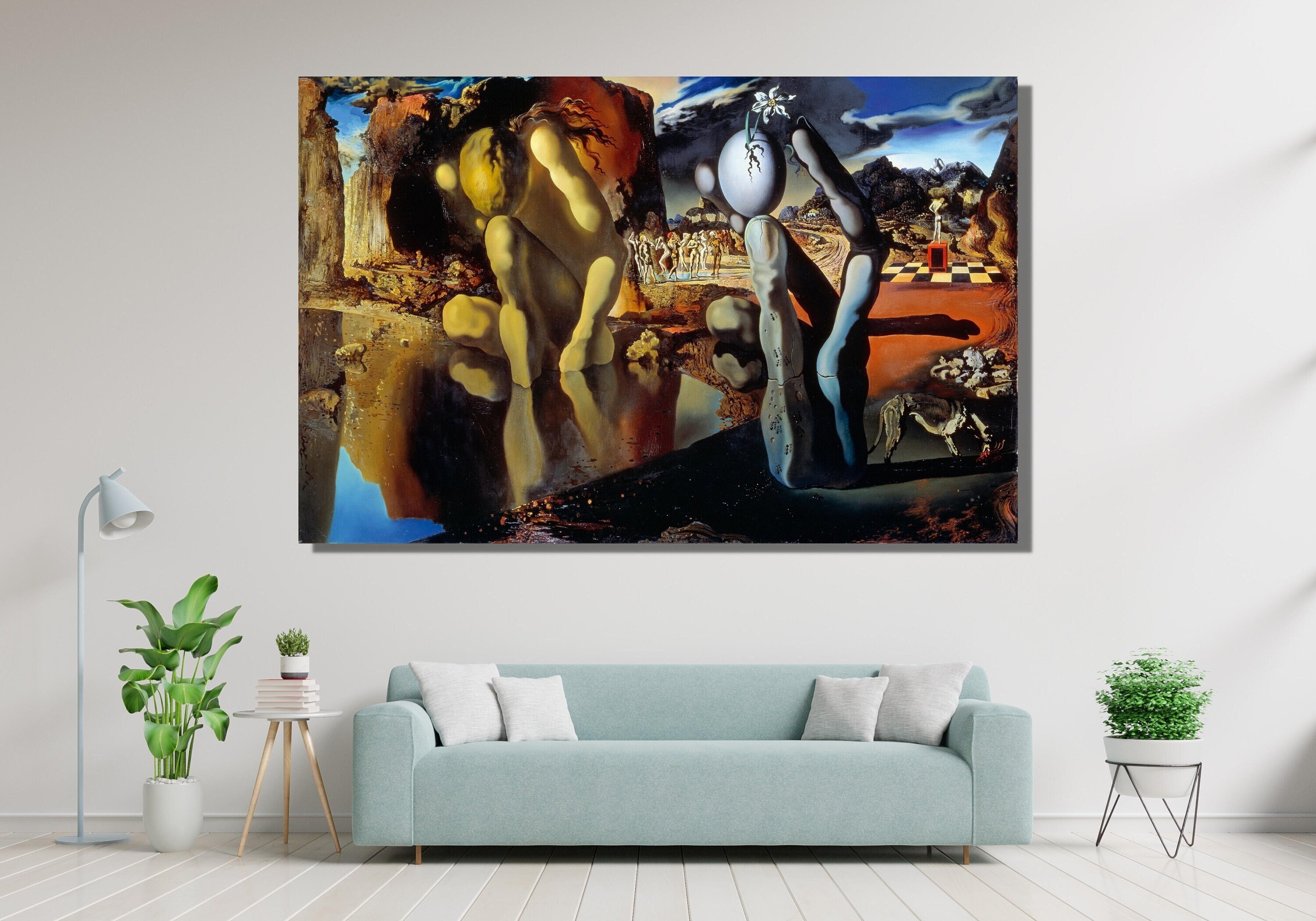 Salvador Dali Metamorphosis of Narcissus Print Wall Art,dali Canvas ...