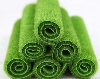 Green Grass For Model Villages Outdoor Decor Veggie Patch For Trains Realistic Dioramas Artificial Grass To Create Miniature Scenes