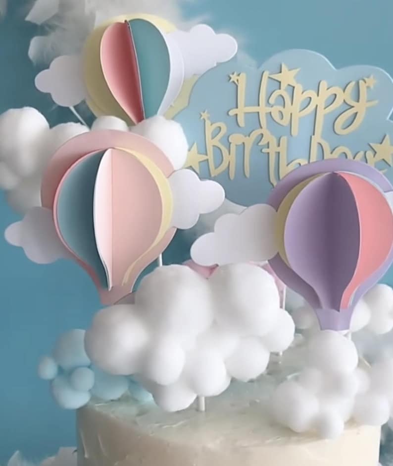 Colorful Rainbow Mini Cake Toppers – DIY Craft Accessories for Cupcakes ...