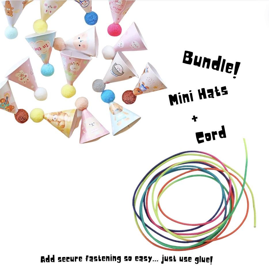 10 Stück PartyhüTe Für Kuscheltiere Papier PartyhüTe