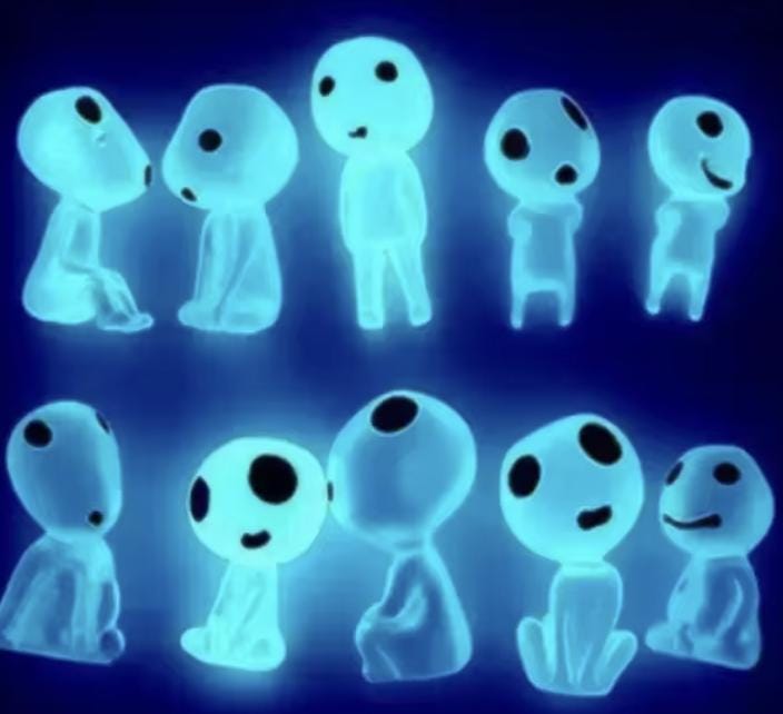 10/20/50pcs Rane Luminose Mini Figurine Micro Paesaggio Decorazione Rana Fata Giardino Miniature FAI DA TE Decorazione Della Casa Accessori  15
