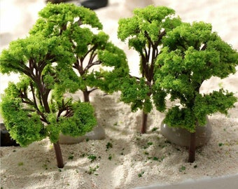 Charming Mini Trees Set – Perfect for Dollhouses, Trains & Dioramas (10pcs, 4cm) create beautiful scenes with these mini delights!