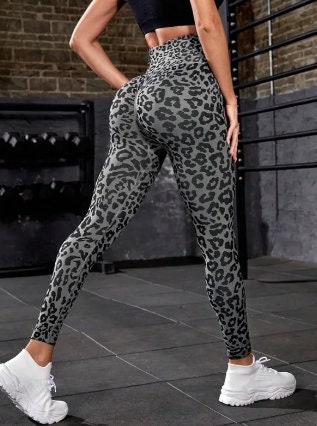Leopard print leggings for yoga pants animal print leggings for women leggings