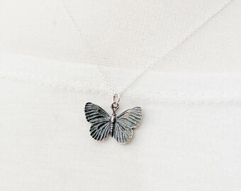 Butterfly Necklace, Sterling Silver Necklaces for Women, Gift for Her, Bridesmaid Gift