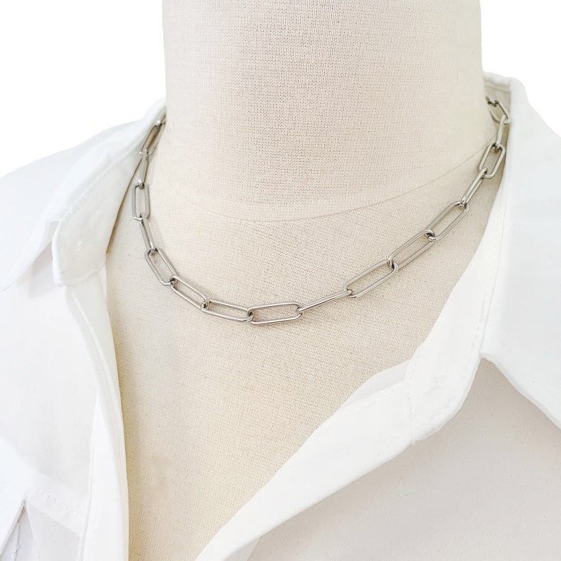 Paperclip Necklace or Bracelet Womens Trendy Jewelry Etsy