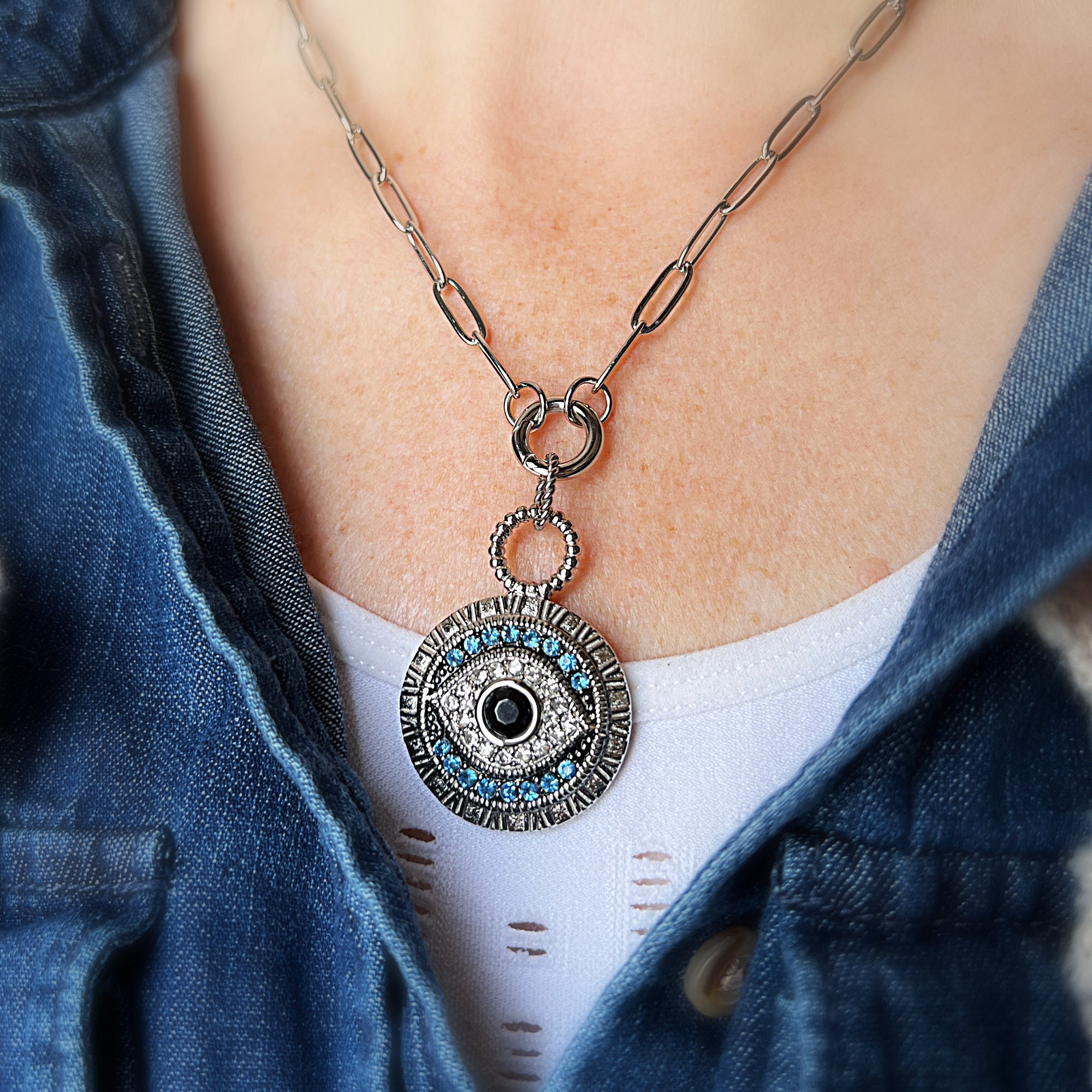 Evil eye alex shop and ani necklace