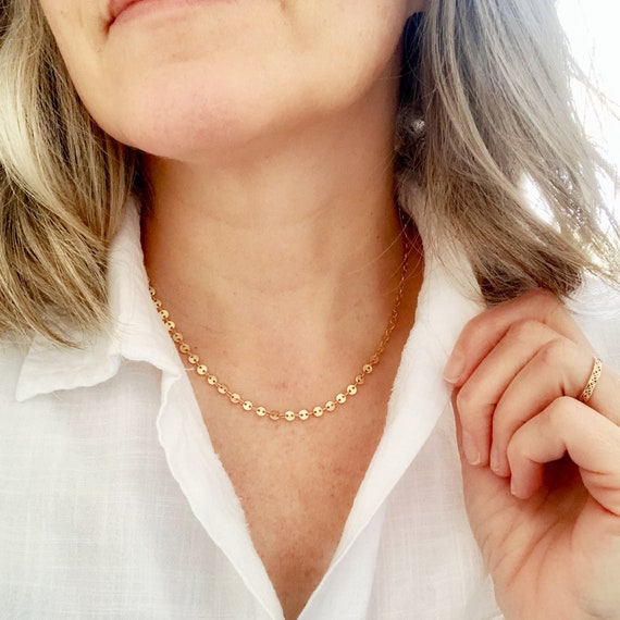 Necklace chain with small on sale clasp