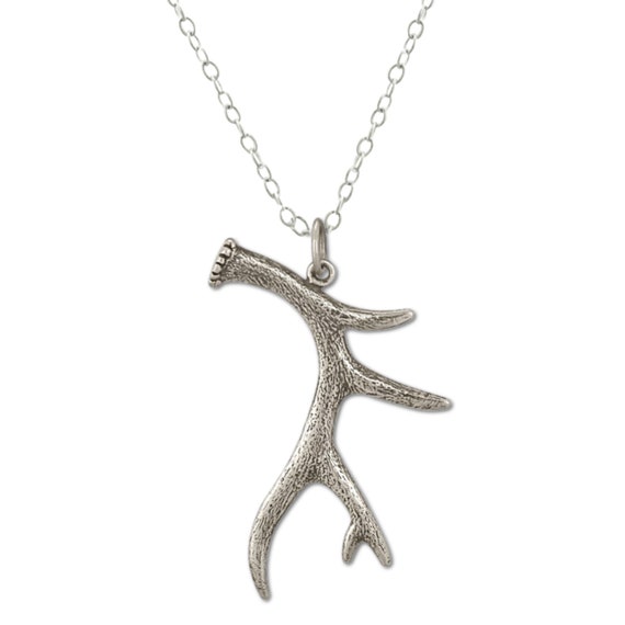 Deer Pendant, Silver Mens Jewelry