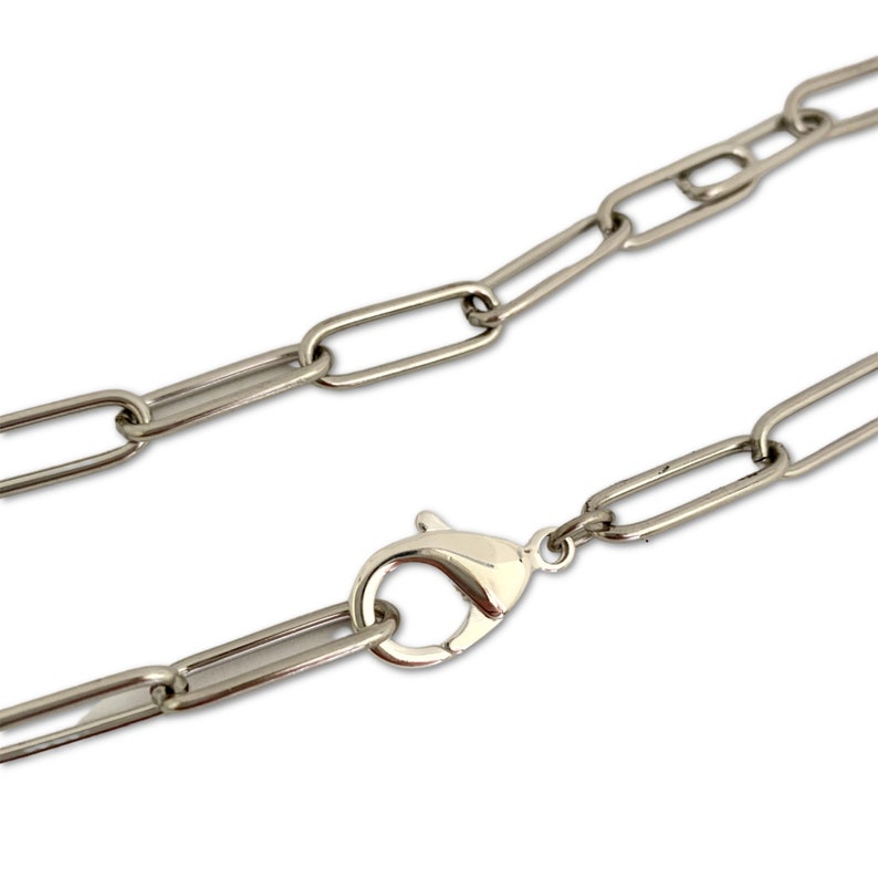 PaperClip Necklace or Bracelet Womens Trendy Jewelry Etsy