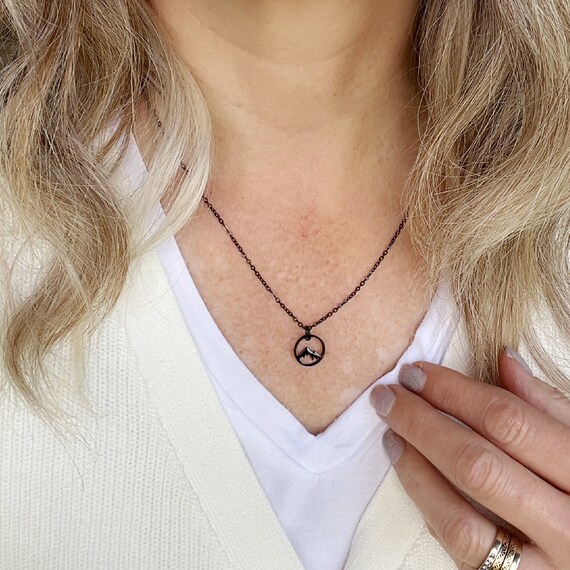 Steel necklace sale for her