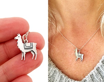 Llama Necklace for Women or Girls, Alpaca Jewelry, Power Llama Gifts, No Drama Lama Mama, Teacher Appreciation Gift, Mothers Day Gift