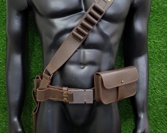 mandalorian Cosplay Belt with  Waist Props Soldier Strap Hunting Belt