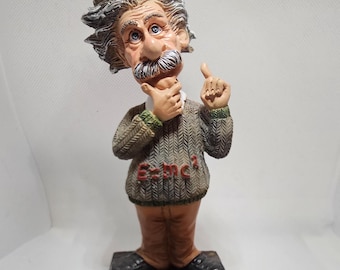 Albert Einstein - figurine - trendy Einstein figure - Christmas gift - physics gift - iconic figure - birthday gift - professor gift