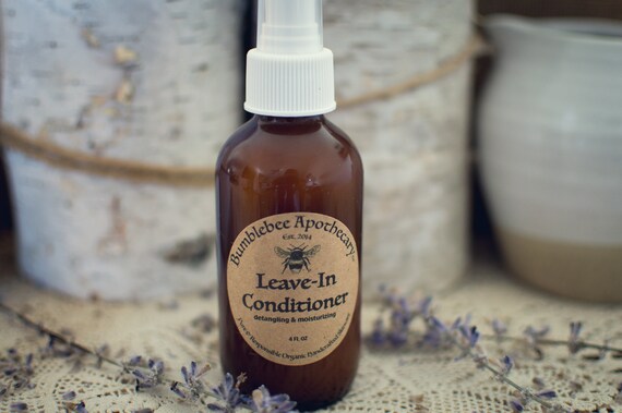 Organic Leave In Hair Conditioner Detangler Etsy