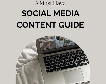 A Must Have Social Media Content Guide. The handbook you need to get started as a beginner.