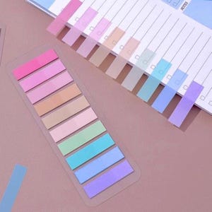 Annotation Sticky Page Tabs -1 Sheet of 10 Random Colors