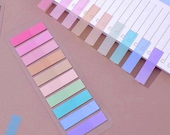 Annotation Sticky Page Tabs -1 Sheet of 10 Random Colors