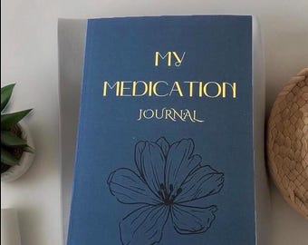 Medication Journal - 125 page Medication Log.