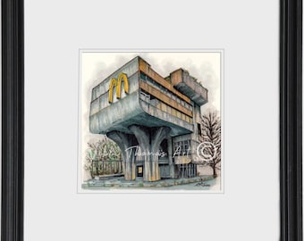 Zin in een Maccies?! Origineel kunstwerk geïnspireerd op fastfood van McDonalds.