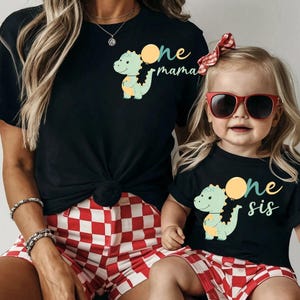 Dinosaur Birthday Comfort Colors Shirt Dinosaur Birthday Family Shirts Mama Dada Tee Dinosaur Theme First Bday Outfit One Little Dinosaur