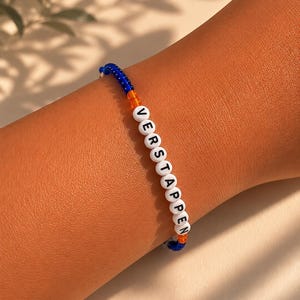 Racing Friendship Bracelet | Motorsport Inspired Beaded Bracelet | Formula Fan Accessory