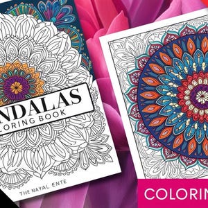 51 Easy Mandala Coloring Pages: Kids & Adults Printable (PDF Pattern)