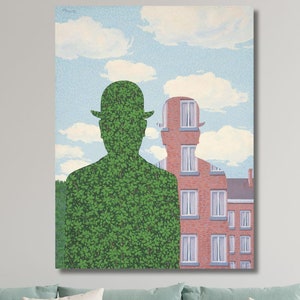 La Lunette D Approche-rene Magritte,home Office Decor