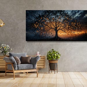 Gustav Klimt The Tree of Life,Gustav Klimt Style The Tree of Life Canvas ,Gustav Klimt Wall Art,Gustav Klimt Artwork Canvas,Ready To Hang