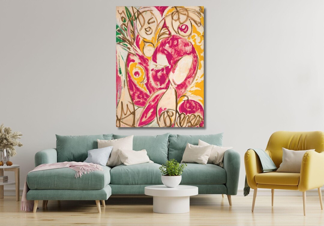 Lee Krasner the Seasons Poster,krasner Wall Art,vintage Canvas Print