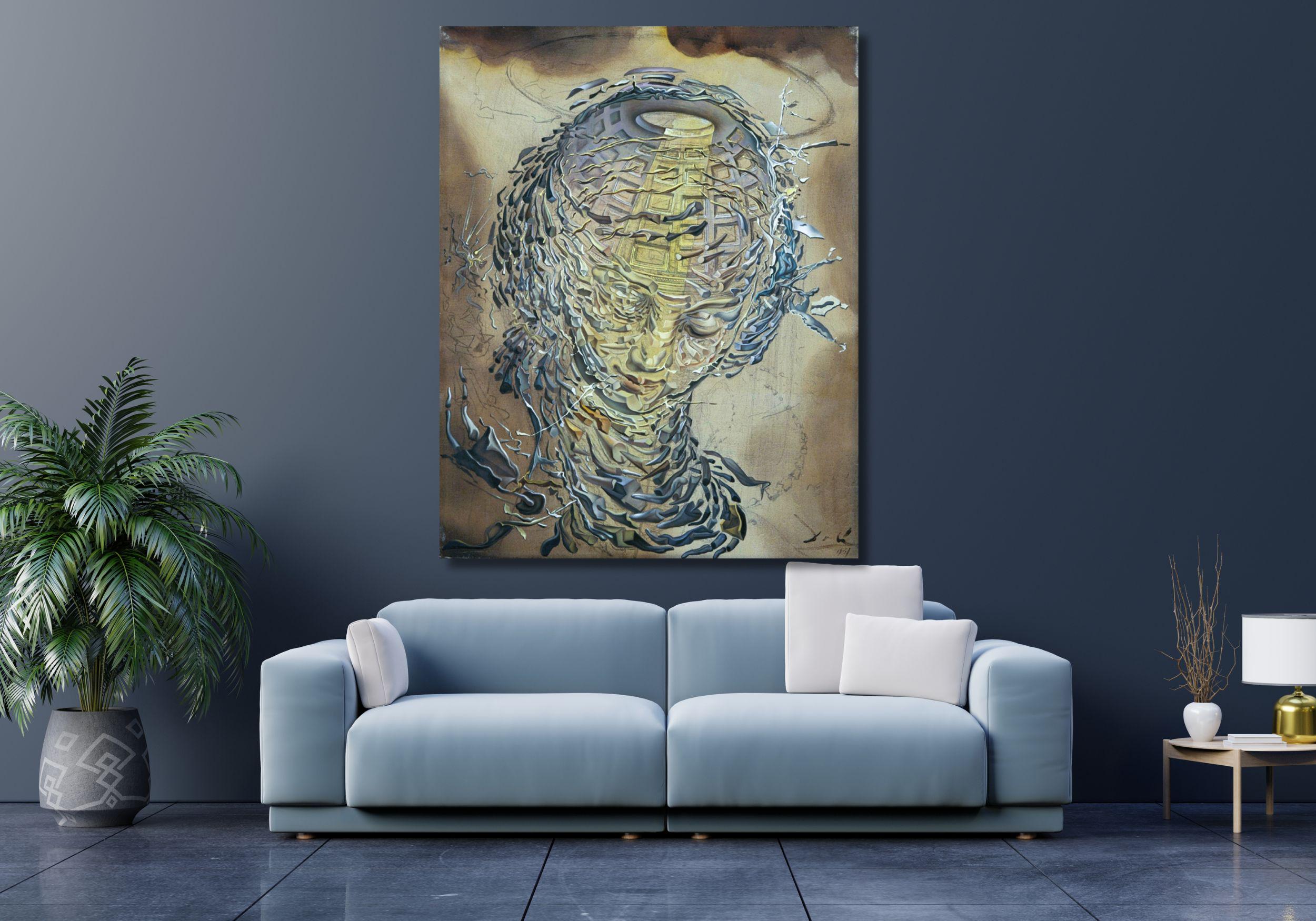 Exploding Head Dali Salvador Dali Raphaelesque Head Exploding Poster 1951 by Salvador Dali ...