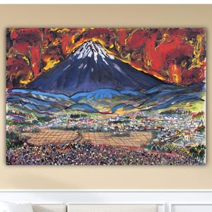 Akira Kurosawa - Fuji Mount Paint Akira Kurosawa Canvas Akira