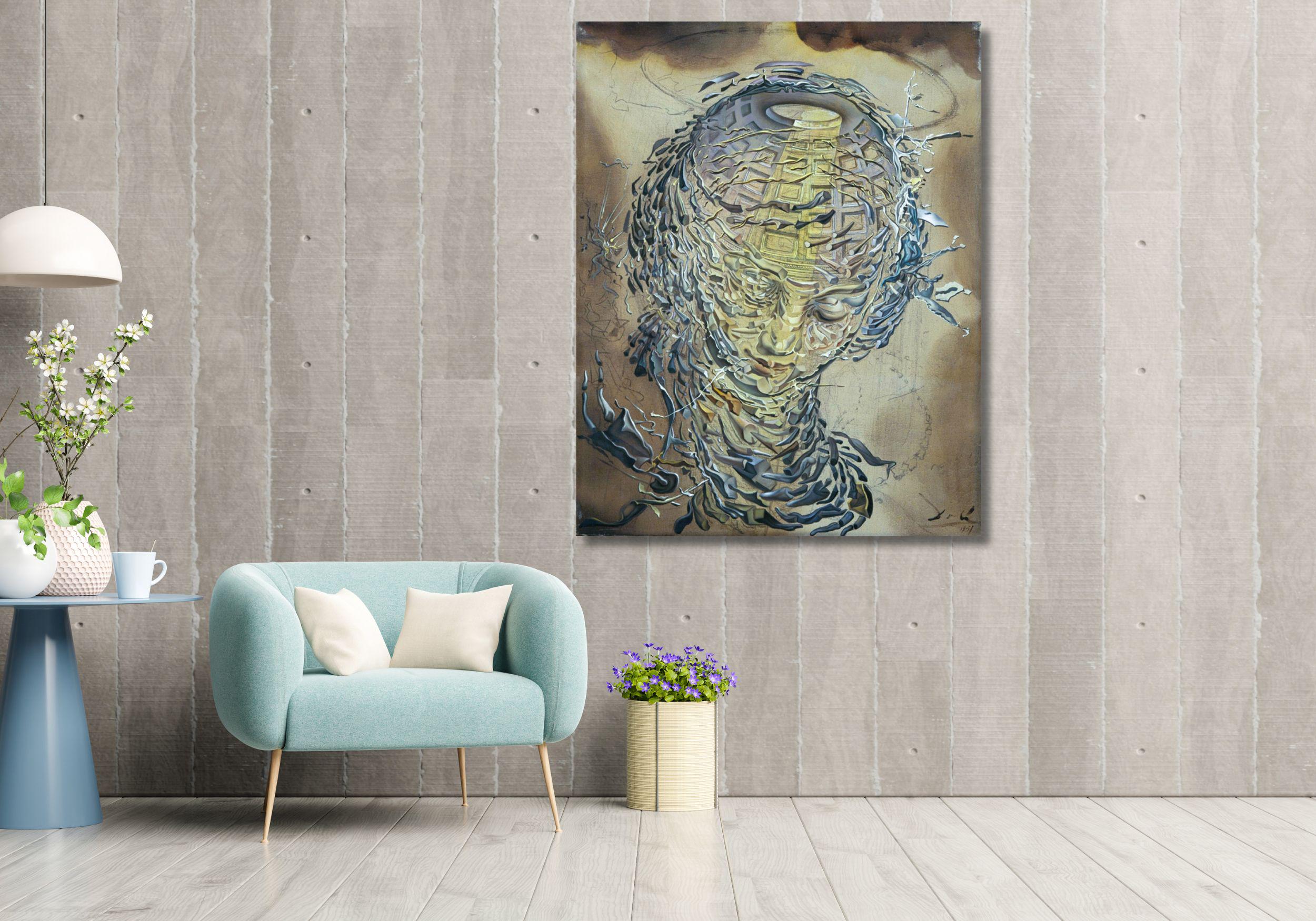 Exploding Head Dali Salvador Dali Raphaelesque Head Exploding Poster 1951 by Salvador Dali ...