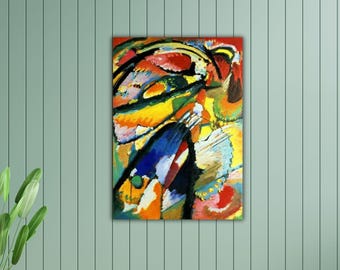 Angel of the Last Judgement Kandinsky Wall Art Print Mid Century