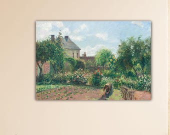 カミーユ・ピサロ、庭の母と子、希少な画集より、状態良好 世界の名画 カミーユ・ピサロ マチュランの庭 ポントワーズ、ドレーム