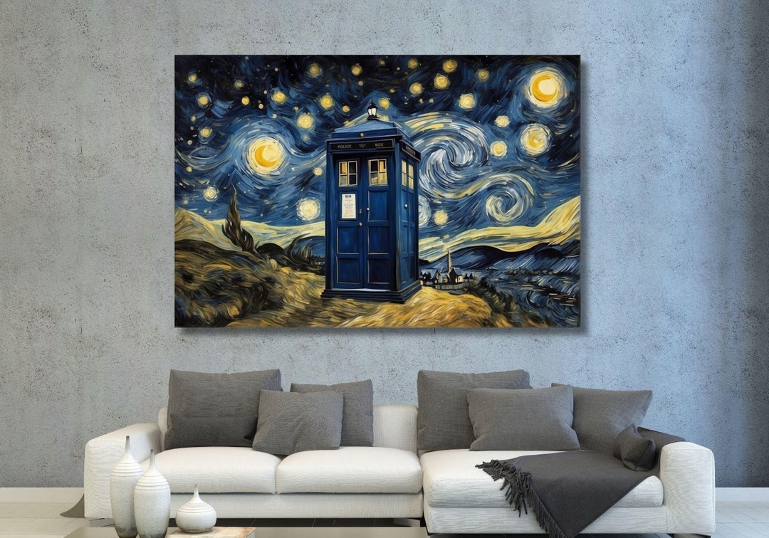 Doctor Who Tardis Box London Canvas Wall Art,london Big Ben Telephone ...