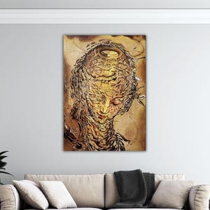 Salvador Dali Raphaelesque Head Exploading Canvas Vintage Wall Art Modern Poster Nature Print Trendy Wall Art Gift Home Wall Decor Painting