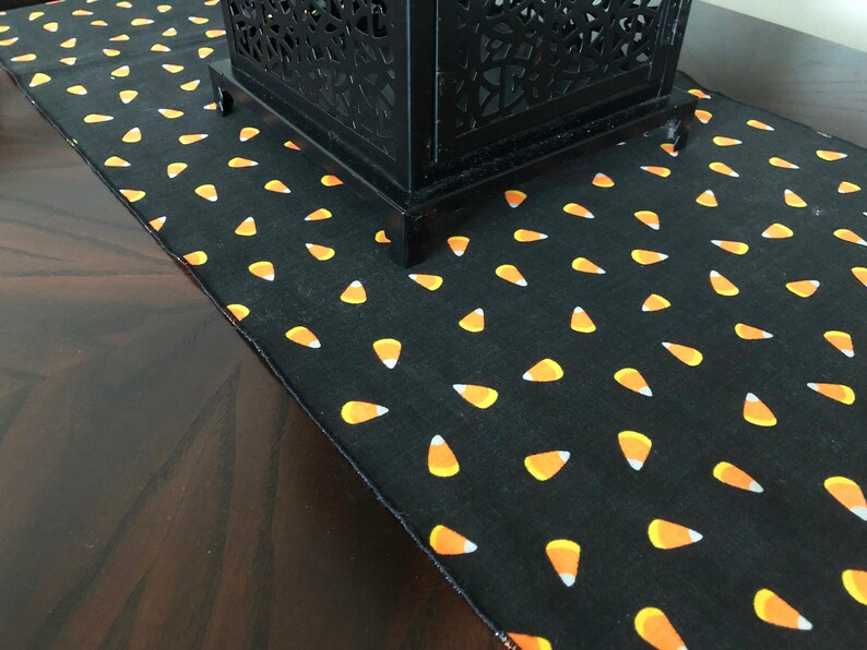 Halloween Candy Corn Table Runner Table Top Décofall | Etsy