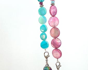 Sandal charm accessory for girls' bags, backpacks