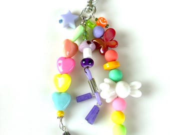 Charm - colorful accessory for girls' bags, backpacks