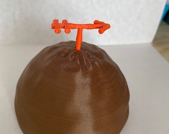 Vibrant 3D Printed Bikini Bottom Aquarium Decoration - Hinged & Detailed!